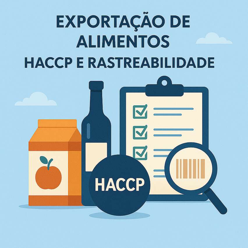 Exportação de alimentos: HACCP, rastreabilidade e certificados