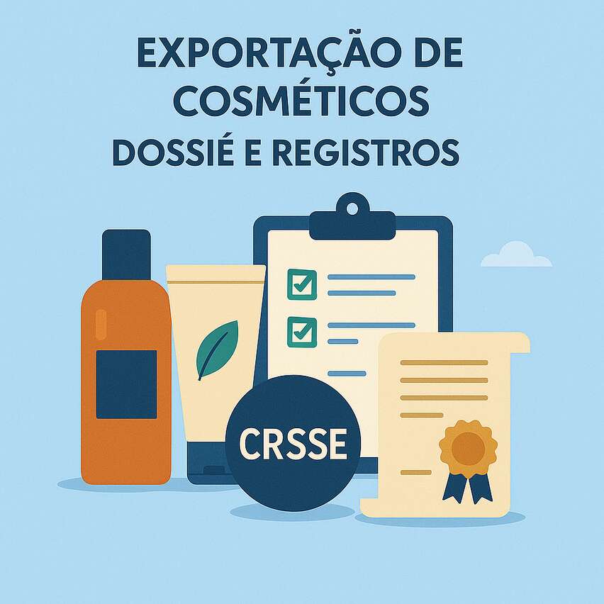 Exportação de cosméticos: dossiê técnico e registros por país