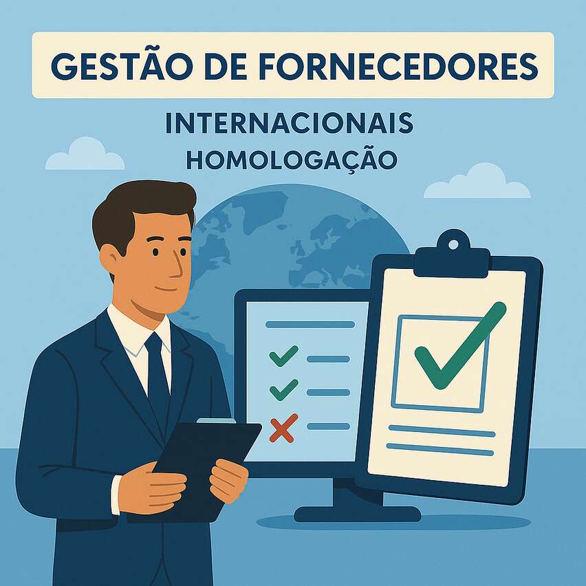 Gestão de fornecedores internacionais: homologação e monitoramento