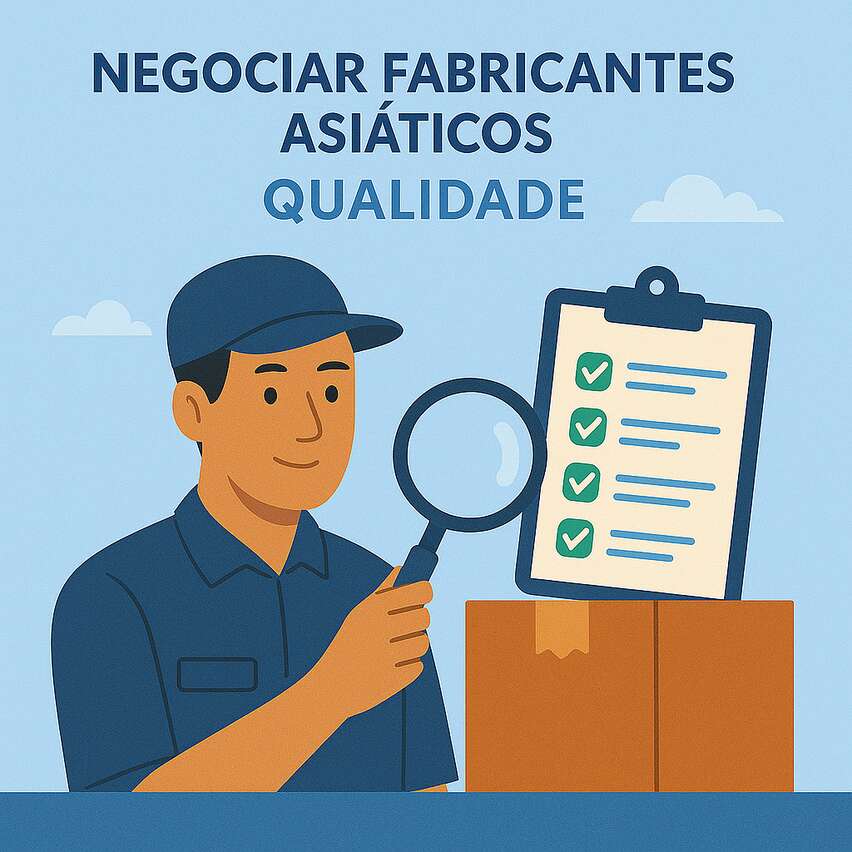 Como negociar com fabricantes asiáticos sem perder qualidade