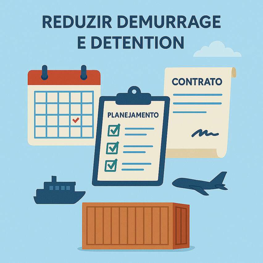 Como reduzir demurrage e detention: planejamento e contrato
