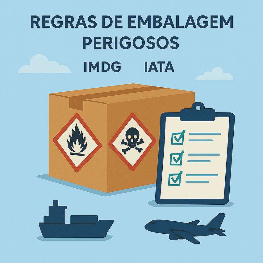 Regras de embalagem para perigosos IMDG e IATA: o essencial